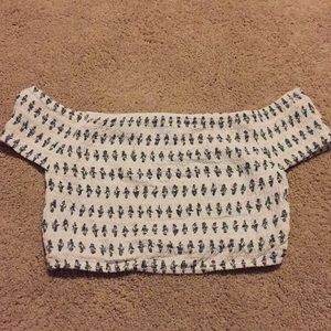 Charlotte Russse Flower Crop Top